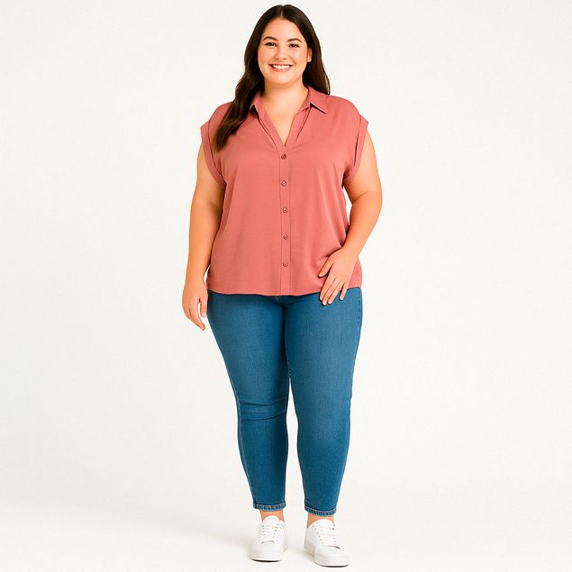 Blusa-We---Curvy-Con-Botones-Para-Mujer-ASB-ZB12411