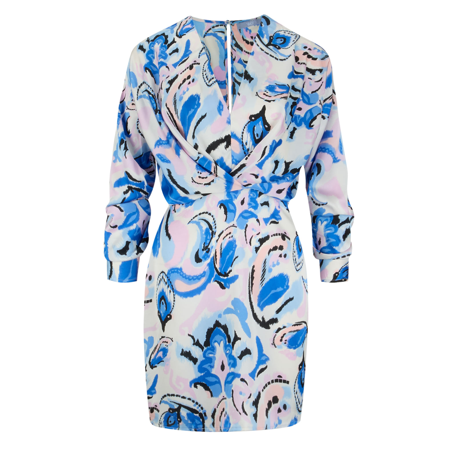 Vestido We Estampado Print Para Mujer ASB-34652D Talla M-2