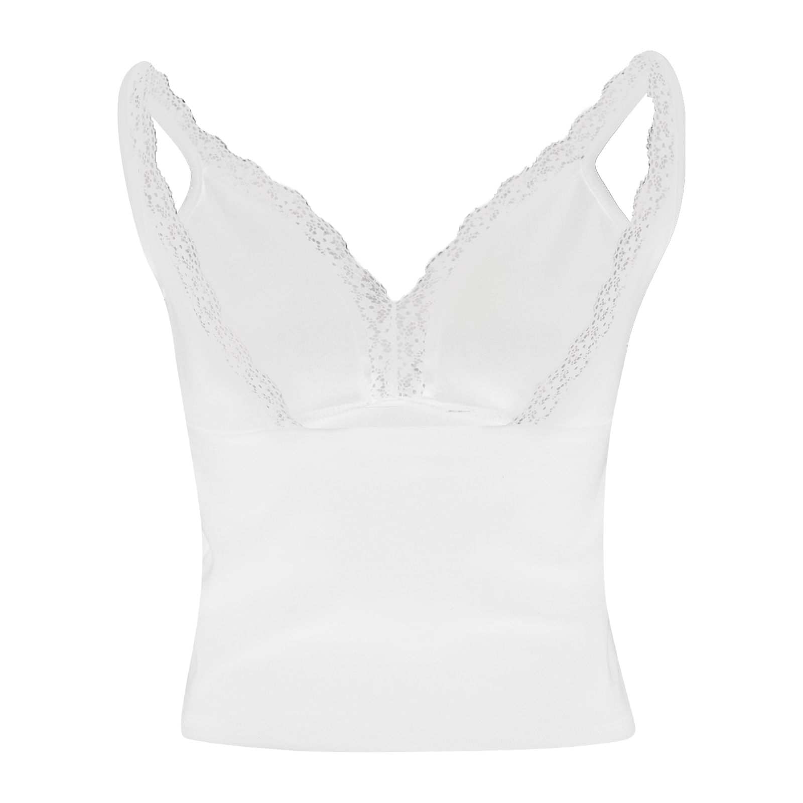Blusa We 21 De Tirantes Con Encaje Para Mujer ASB-2602 Talla CH-3