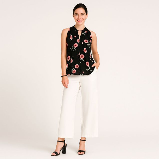 Blusa-We-Floral-Sin-Mangas-Para-Mujer-UT-RN15969