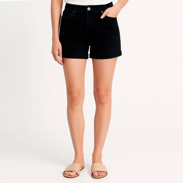 Short-Love-Tree-Denim-Desgarrado-Para-Mujer-UT-6763PM