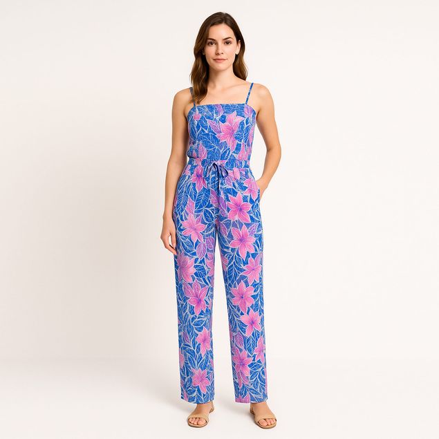 Jumpsuit-We---Floral-Para-Mujer-TSH-ZB13104F1
