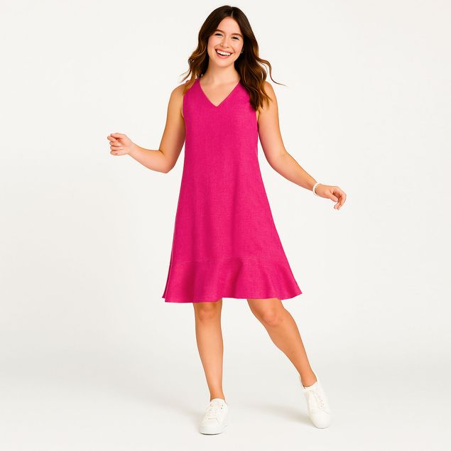 Vestido-We-Casual-Con-Olan--Para-Mujer-ELP-410