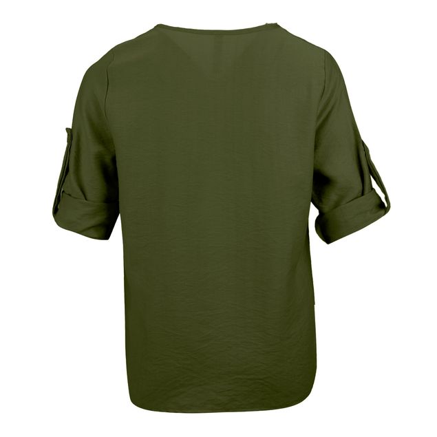 Blusa-We---Curvy-Mangas-3-4-Para-Mujer-ELP-301X