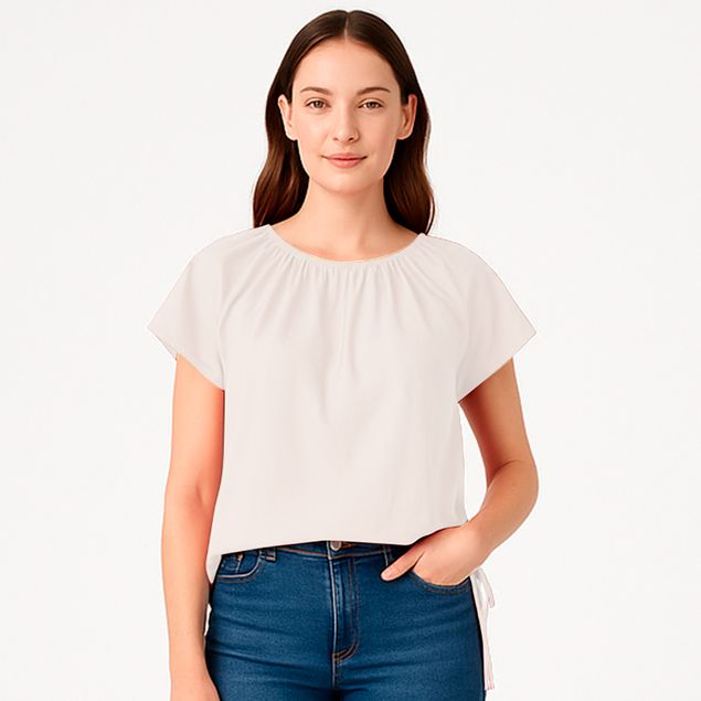 Blusa-Red-Marine-Con-Resorte-Para-Mujer-G251185XC