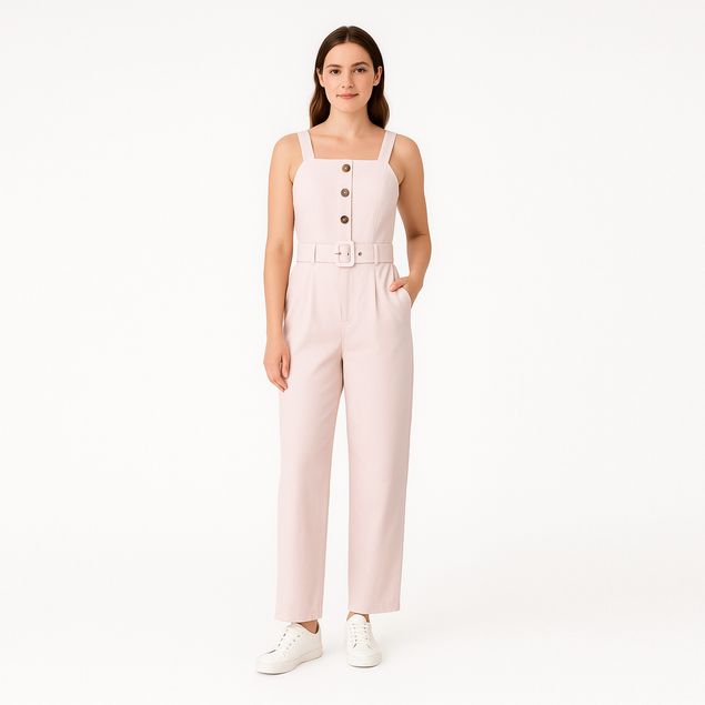 Jumpers-Red-Marine-Con-Cinto-Para-Mujer-P250994J