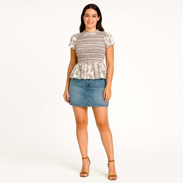 Blusa-Mine-Con-Smock-Para-Mujer-UT-CR1317