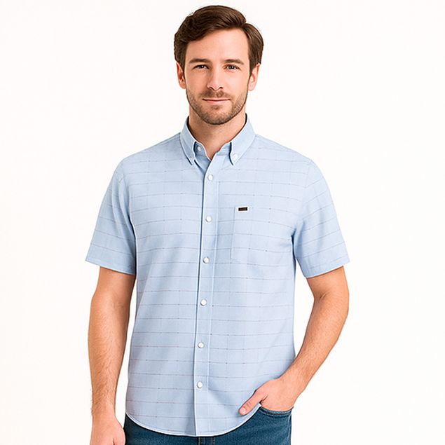 Camisa-Lee-Manga-Corta-Para-Hombre-112367797