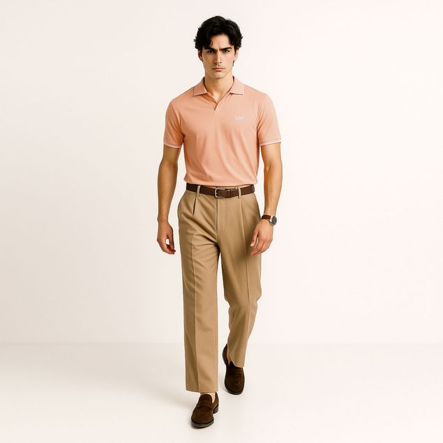 Polo-Lee-Manga-Corta-Para-Hombre-112373274
