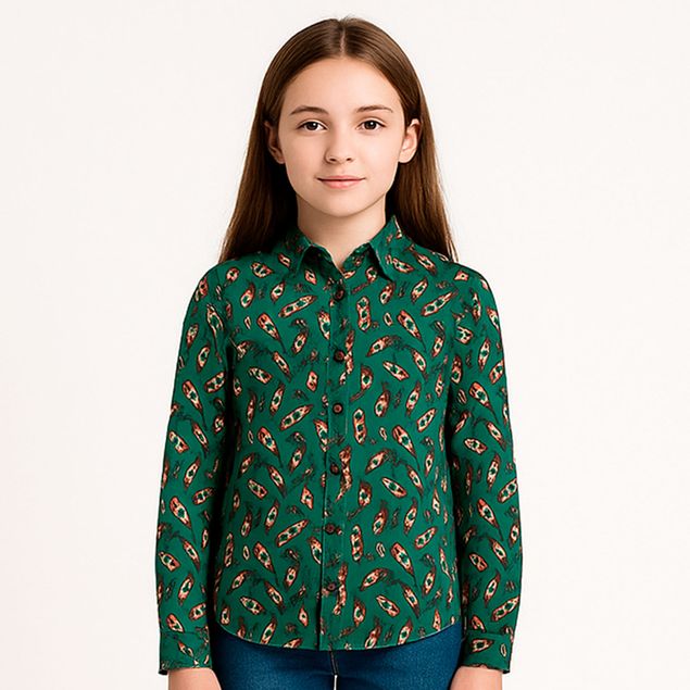 Blusa-Sd-Estampado-De-Plumas-Para-Niñas-BL55316