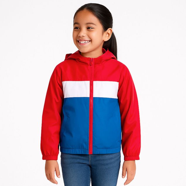 Rompevientos-Louise-Paris-Con-Franja-Para-Niñas-1203BG27BLU
