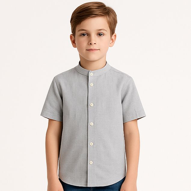 Camisa-Estivaneli-Formal-Manga-Corta-Para-Niños--CVSK-101130
