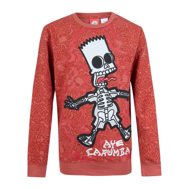 Sudadera-Optima-De-Bart-Con-Emblema-Ay-Caramba-Para-Niños-831LZ