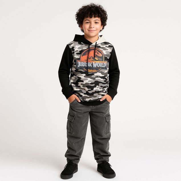 Sudadera-Optima-Jurassic-World-Para-Niños-831GN