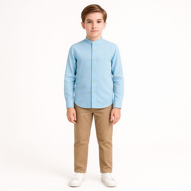 Camisa-Estivaneli-Manga-Larga-Para-Niños-ES-HMB-101439