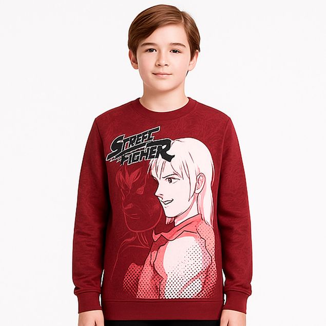 Sudadera-Optima-Street-Figther-Para-Niños-831LW