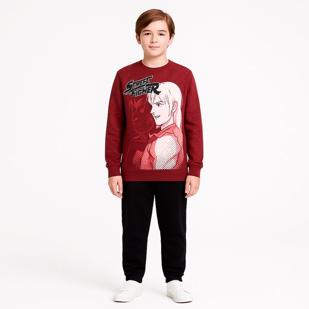 Sudadera-Optima-Street-Figther-Para-Niños-831LW