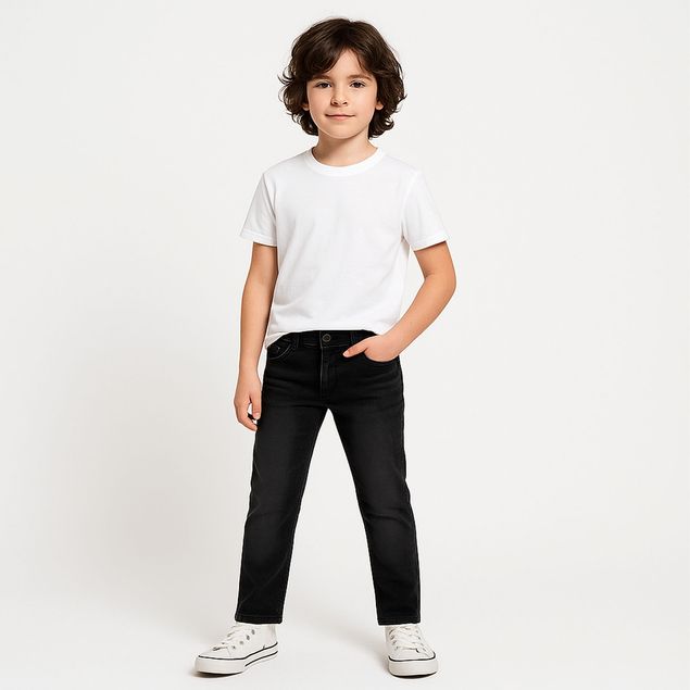Jeans-Furor-Clasico-Deslavado-Para-Niños-T50100393