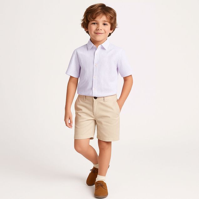 Camisa-Estivaneli-De-Rayas-Para-Niños-CVB-100982