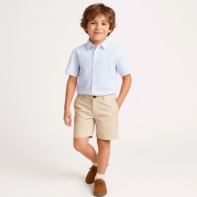 Camisa-Estivaneli-De-Rayas-Para-Niños-CVB-100981