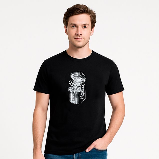 Playera-Action-Gear-Con-Estampado-Para-Hombre-874YT-91485