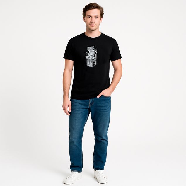 Playera-Action-Gear-Con-Estampado-Para-Hombre-874YT-91485