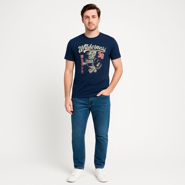 Playera-Action-Gear-Con-Estampado-Para-Hombre-874YT-05229
