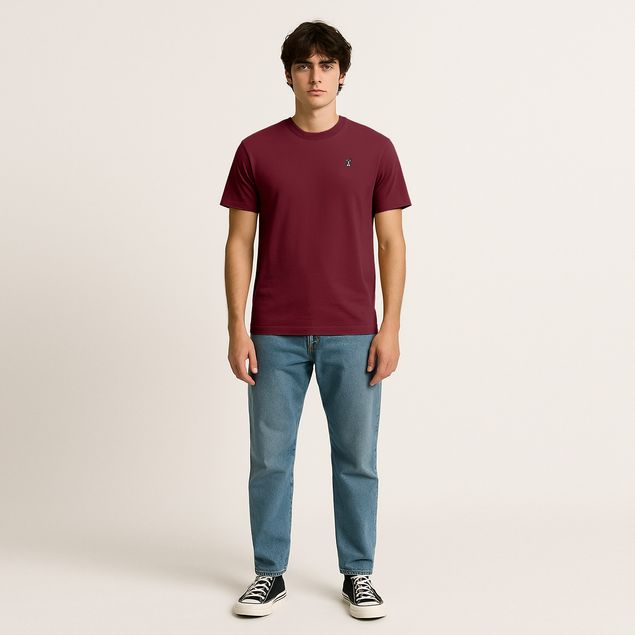 Playera-Sherman-Morgan-Con-Logo-Para-Hombre-8VINO