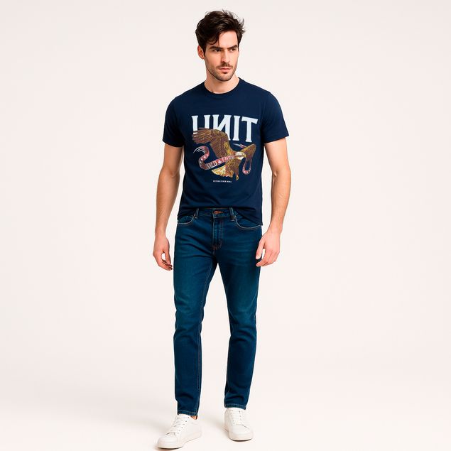 Playera-Action-Gear-Con-Estampado-Para-Hombre-874YT-98698