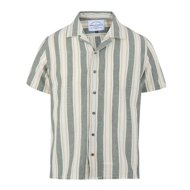 Camisa-Sherman-Morgan-Estampado-De-Rayas-Para-Hombre-98-515C