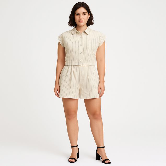 Set-Curvy-Red-Marine-Con-Short-Y-Blusa-Para-Mujer-P251077L
