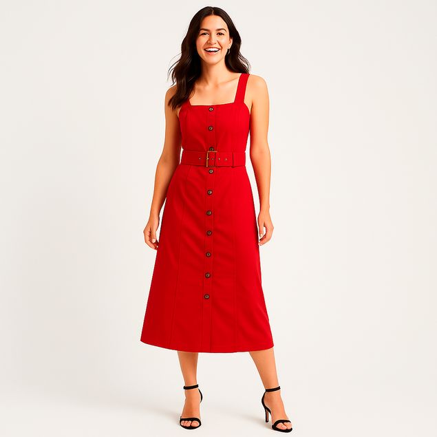 Vestido-Red-Marine-Midi-Con-Botones-Para-Mujer-P250807J
