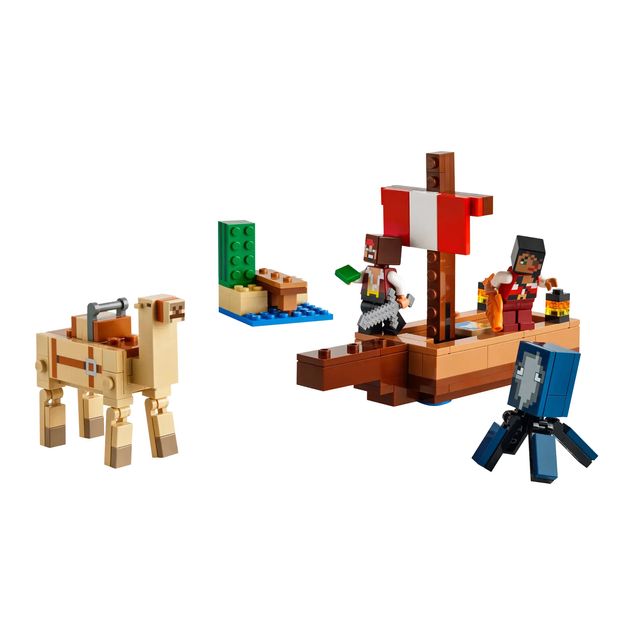 Figura-Armable-Lego-El-Viaje-En-Barco-Pirata-Para-Niños-21259