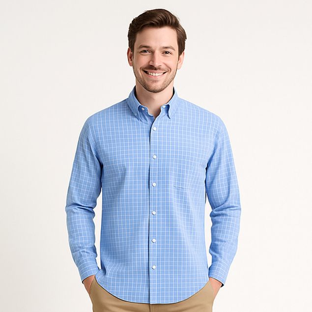 Camisa-Long-Beach-De-Vestir-Para-Hombre-LV3548