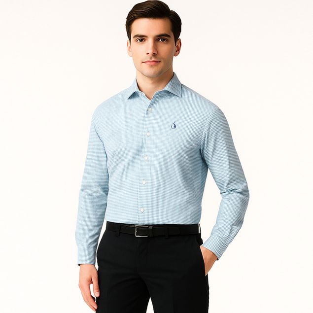 Camisa-Long-Beach-De-Vestir-Para-Hombre-LV3569