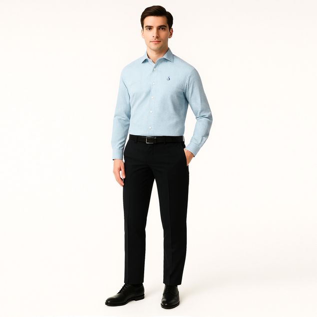 Camisa-Long-Beach-De-Vestir-Para-Hombre-LV3569