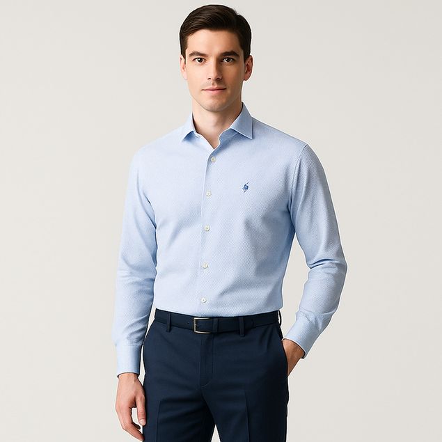 Camisa-Long-Beach-De-Vestir-Para-Hombre-LV3527