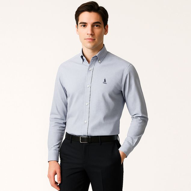 Camisa-Long-Beach-De-Vestir-Para-Hombre-P12069