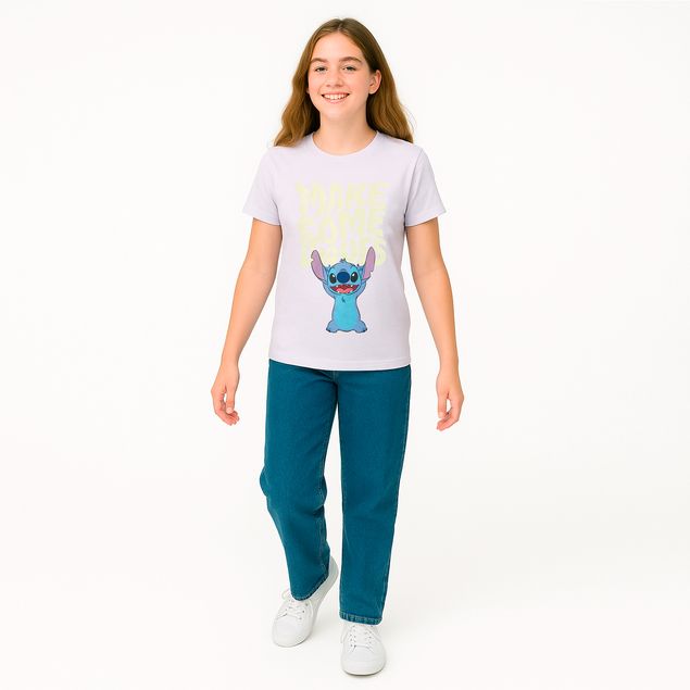Playera-Licencia-Estampado-Stitch-Para-Niña-839EV