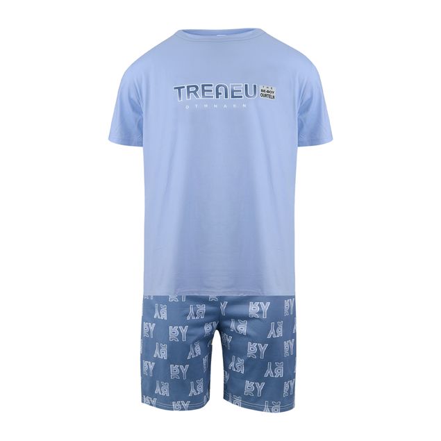 Set-Pijama-We-De-Short-Y-Playera-Con-Logo-Treaueu-Para-Hombre-20205