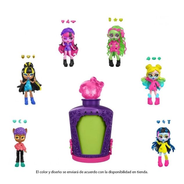 Muñeca-Mattel-Monster-High-Mini-Pociones-Para-Niñas-HYB10
