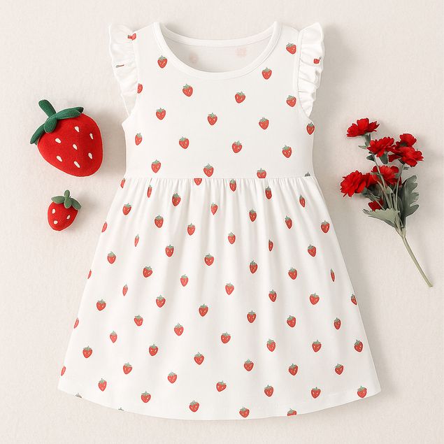 Vestido-Baby-Optima-Estampado-De-Fresas-Para-Bebes-300NG