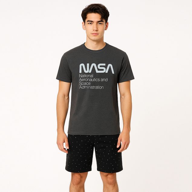Set-De-Pijama-Nasa-Con-Short-Para-Hombre-2BLK