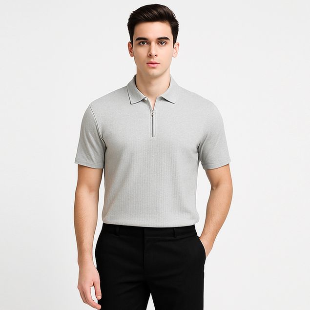 Playera-Perry-Ellis-Polo-Zipper-Para-Hombre-4GSK7112