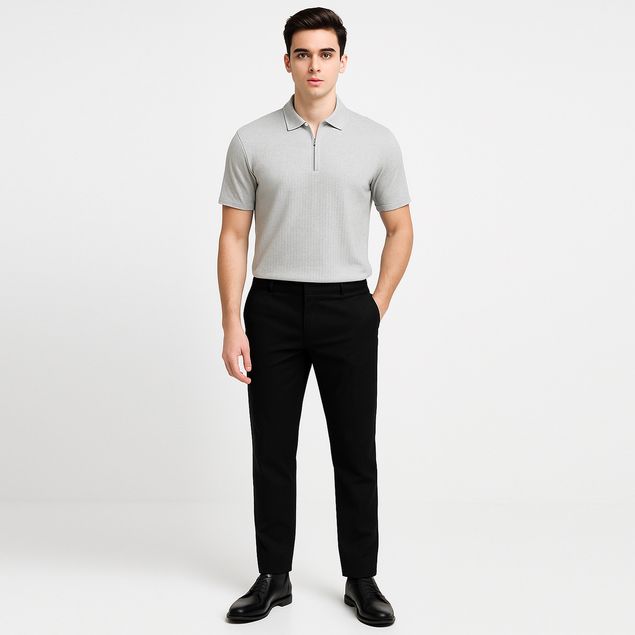 Playera-Perry-Ellis-Polo-Zipper-Para-Hombre-4GSK7112
