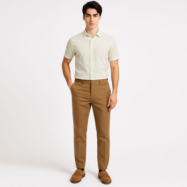 Camisa-Perry-Ellis-De-Vestira-Manga-Corta-Para-Hombre-4JSW7017