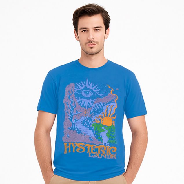 Playera Action Gear Con Estampado Hysteric Para Hombre D5300 Talla CH