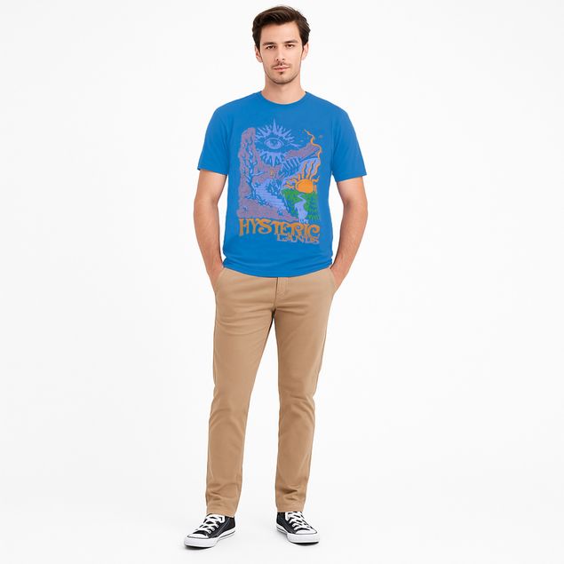 Playera-Action-Gear-Con-Estampado-Hysteric-Para-Hombre-D5300