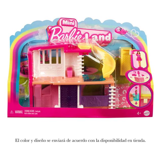 Barbie-Mattel-Mini-BarbieLand-Surtido-Casas-Para-Niñas-HYF44