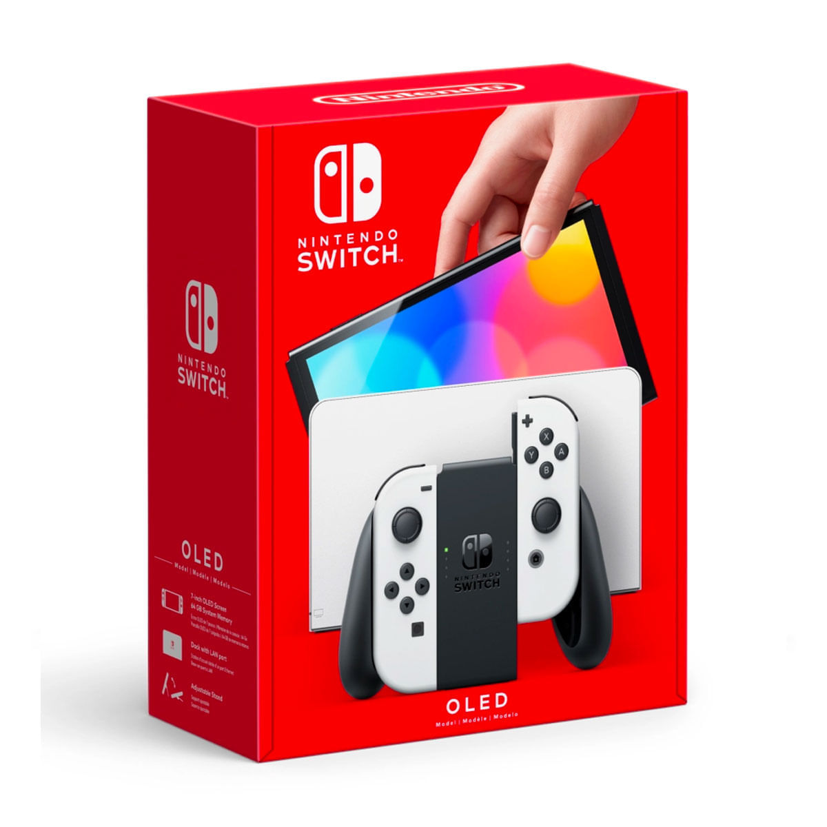 Consola Nintendo Switch OLED 64GB Versión Japonesa Blanco-2